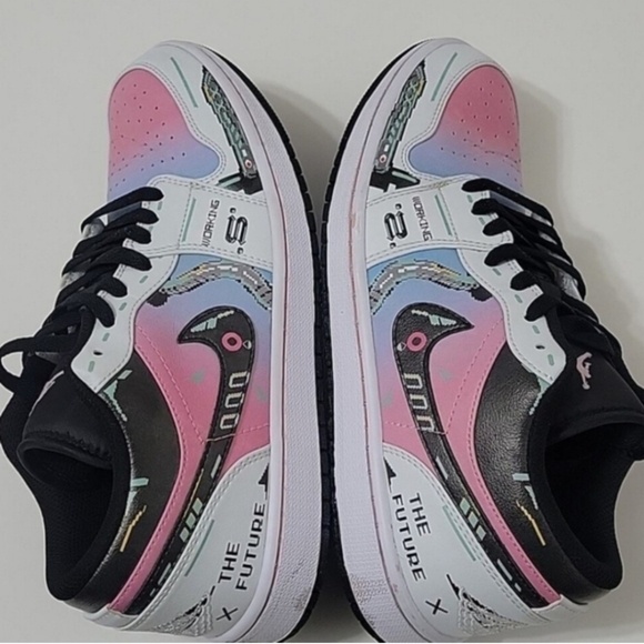 Jordan 1 CyperPunk Low Sneaker - Picture 6 of 11